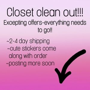Accepting offers!!